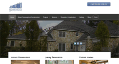 Desktop Screenshot of connaughtonconstruction.com